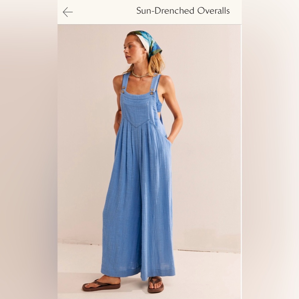 Free People Sun-Drenched Overalls